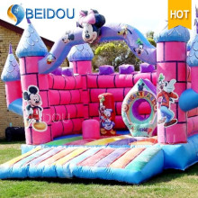 Durable Popular Mickey Mouse pulando Frozen Bouncy Insuflável Castle Bouncer
